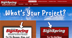 Desktop Screenshot of lindsignspring.com